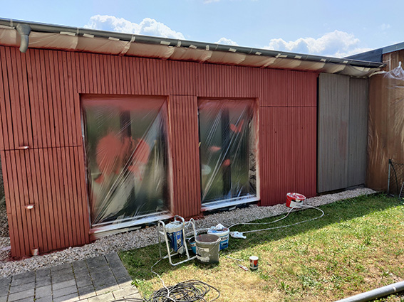 Fassadengestaltung Hobbyatelier