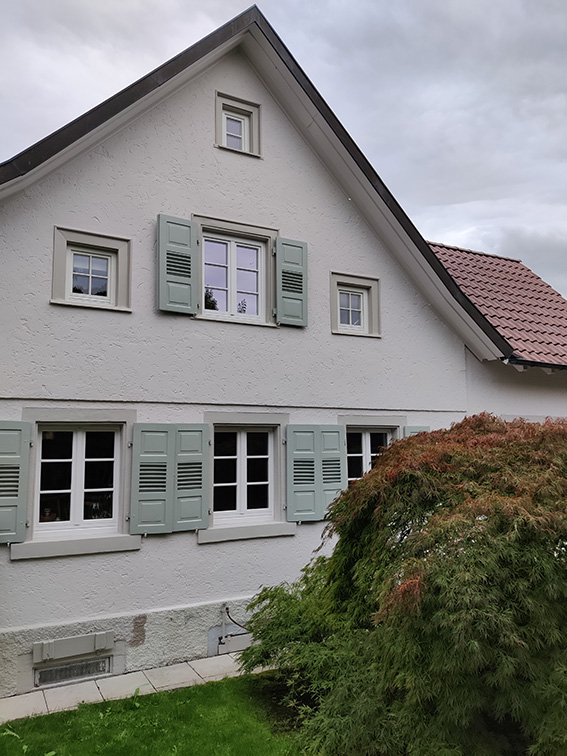 Historisches Fassadengestaltung KEIM Mineralfarbe